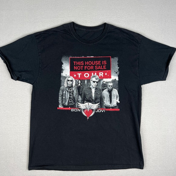 Bon Jovi Other - Bon Jovi Band T Shirt Fits Large This House Is Not For Sale Tour 2017 Rock Tee